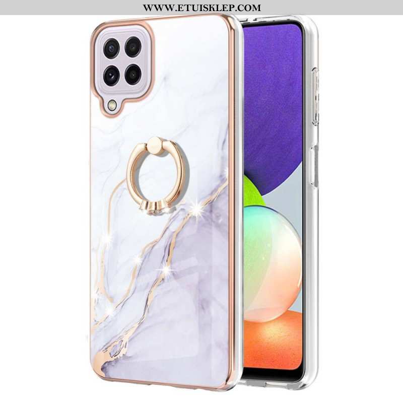 Futerały do Samsung Galaxy M32 Marmur Ze Wspornikiem Pierścienia